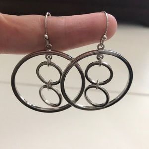 Silver Hoop Earrings